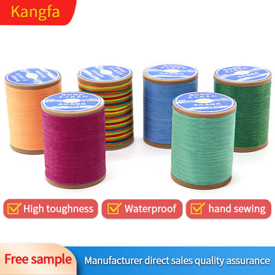 100%Polyester 57G Poids fil de cire plat pour le crochet Hilo Encerado Pour les chaussures Coser