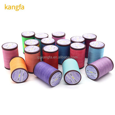 0.8 mm 0,65 mm fil de couture à noyau rond ciré à haute résistance à la cire pour le polyester de couture en cuir