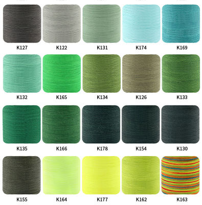 80m/Cone Kangfa fil fait à la main WEIXIN fil de polyester ciré 0,8 mm pour la fabrication de bijoux