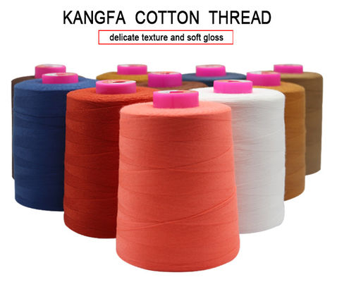 Fil à haute ténacité 3000y pour ligne de cerf-volant 20/3 Fil de coton vitrifié Polyester / coton