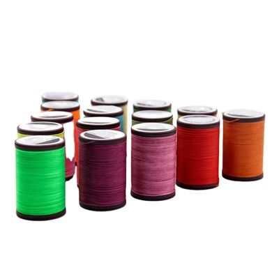 0.8 mm fil rond ciré fil rouge pour la couture à la main cuir et accessoires faits à la main