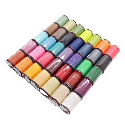0.8 mm fil rond ciré fil rouge pour la couture à la main cuir et accessoires faits à la main