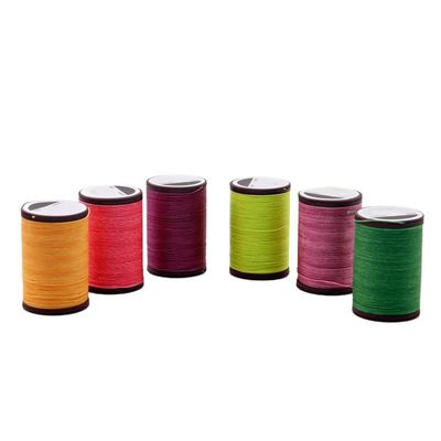 0.8 mm fil rond ciré fil rouge pour la couture à la main cuir et accessoires faits à la main