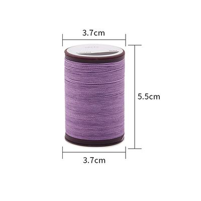 0.8 mm fil rond ciré fil rouge pour la couture à la main cuir et accessoires faits à la main