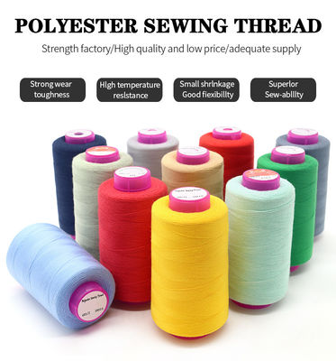 OEM ODM Accepté 100% fil de couture en polyester cousu 40/2 3300yard TKT120 pour le tricot