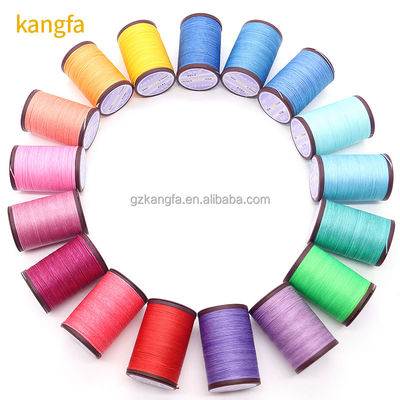 0.8mm Round Waxed Thread Polyester Cord Support 7 jours Temps de livraison de l'ordre d'échantillon pour le bricolage