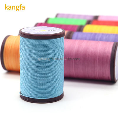 0.8mm Round Waxed Thread Polyester Cord Support 7 jours Temps de livraison de l'ordre d'échantillon pour le bricolage