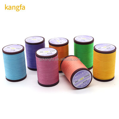 0.8mm Round Waxed Thread Polyester Cord Support 7 jours Temps de livraison de l'ordre d'échantillon pour le bricolage