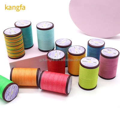 0.8mm Round Waxed Thread Polyester Cord Support 7 jours Temps de livraison de l'ordre d'échantillon pour le bricolage
