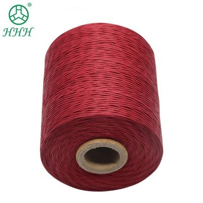 Fil plat ciré pour outil d'artisanat en cuir 100% ligne de couture en lin 210D Nombre de fils