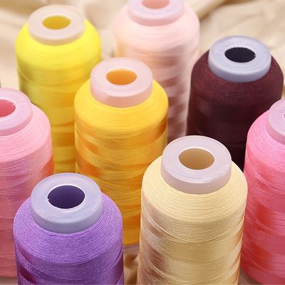 Matériau de cône transparent 120d/2 fil rayonné 120g 5000y pour broderie informatisée