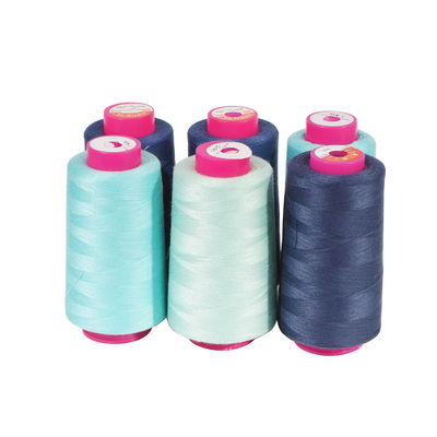 Fil de polyester de coton durable 20/2 20/3 40/2 Fil cousu pour les vêtements pour femmes