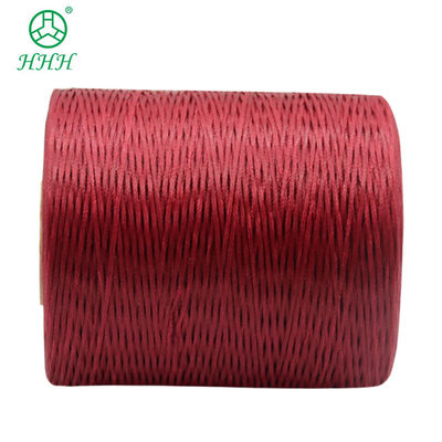 Fabriqué sur mesure 0,8 mm 1 mm 100% polyester à fil tressé à la cire plat imperméable à l'eau pour les ustensiles en cuir