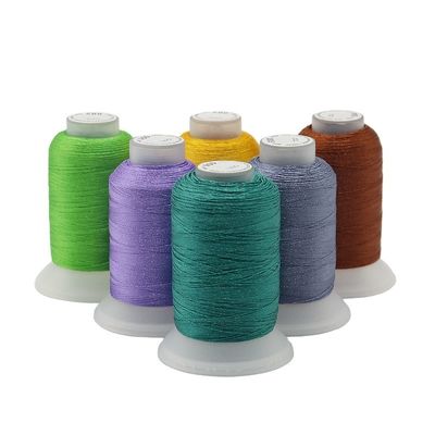 40 couleurs 100% polyester broyage filetage ensemble de filetage 120d/2 500m Pour la couture de couette