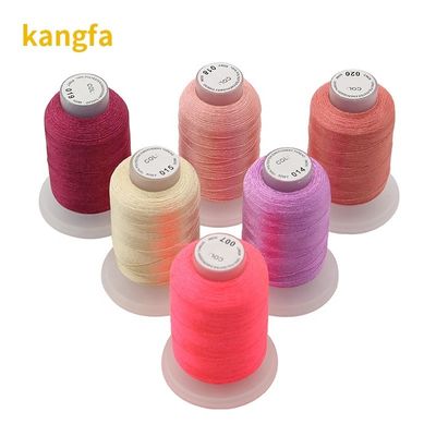40 couleurs 100% polyester broyage filetage ensemble de filetage 120d/2 500m Pour la couture de couette