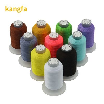 40 couleurs 100% polyester broyage filetage ensemble de filetage 120d/2 500m Pour la couture de couette