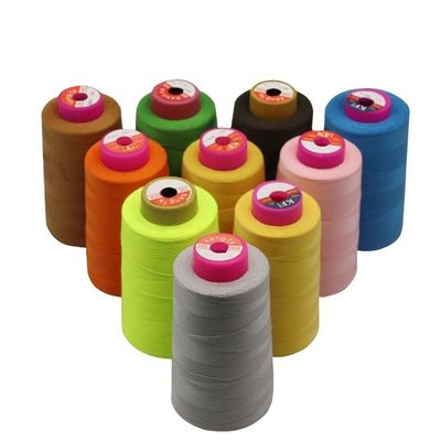 Fil de couture cousu sur mesure en polyester en coton au noyau cousu avec poids de 100 g et type de fil cousu