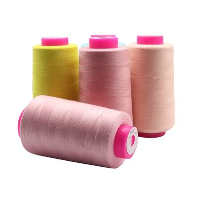 Fil de couture cousu sur mesure en polyester en coton au noyau cousu avec poids de 100 g et type de fil cousu