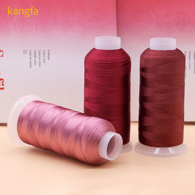 100% fil de broderie en rayon de viscose pour carton de broderie informatique 60 pièces par carton