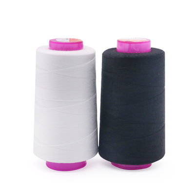 Faites-le vous-même fil de couture bobines en polyester pour machine à main couture en coton noir/blanc
