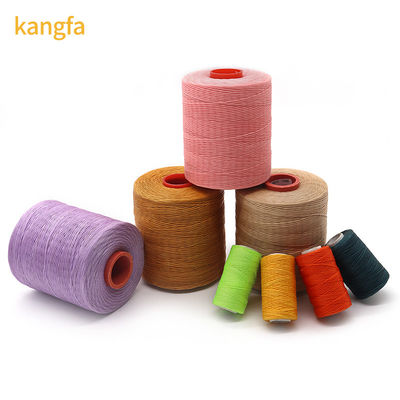 MERCÉRIZÉ 100% polyester en cuir plat fil ciré 150d/16 fil ciré pour cuir à coudre