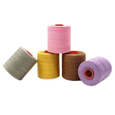 Tricot à la main Fil tricoté en soie cireuse à haute ténacité pour sacs à main Artisanat et sacs