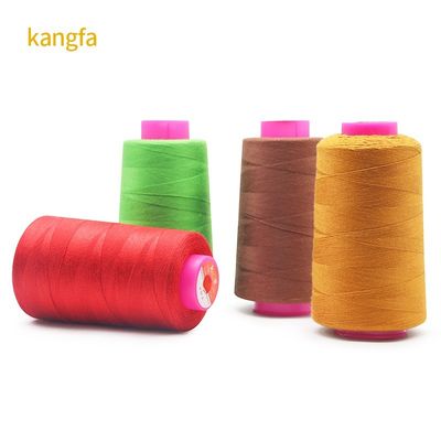 Fil 100% coton 402 100 g Fil de couture en polyester cône pour linge de lit Tissu élastique