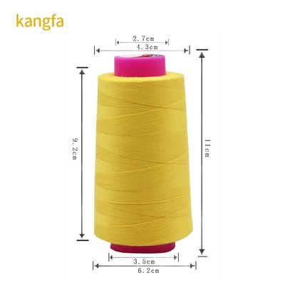 Fil 100% coton 402 100 g Fil de couture en polyester cône pour linge de lit Tissu élastique