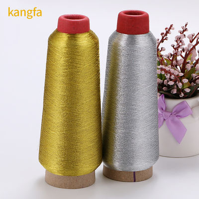 Fil de broderie métallique 100% polyester Fils métalliques pour accessoires de couture