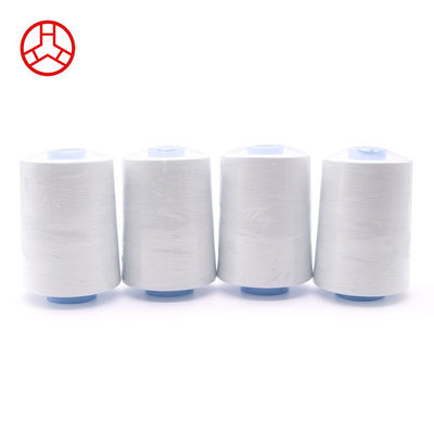 Fil de couture blanc 50/3 100% coton pour projets personnalisés dans l'industrie du vêtement