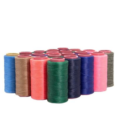 Fil ciré en polyester mercérifié à haute résistance 210D/16 250D/16 pour la couture du cuir