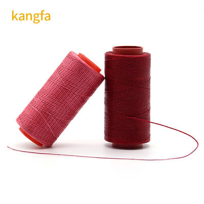 Fil ciré en polyester mercérifié à haute résistance 210D/16 250D/16 pour la couture du cuir