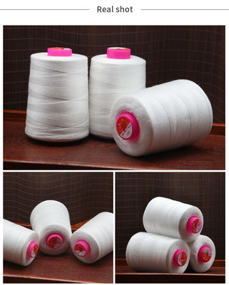 Fil de coton pur en carton de filature à base de coton brut sacs à thé 100% fil de coton à cône fil blanc