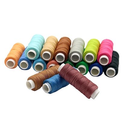 1 mm fil de couture en polyester recouvert de cire rouge pour la fabrication de bijoux en macrame