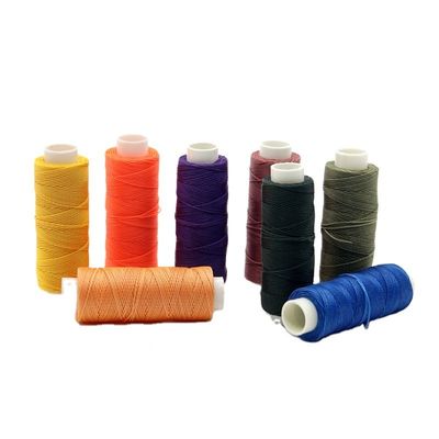1 mm fil de couture en polyester recouvert de cire rouge pour la fabrication de bijoux en macrame