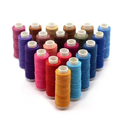1 mm fil de couture en polyester recouvert de cire rouge pour la fabrication de bijoux en macrame