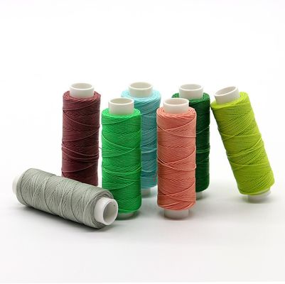 Polyester haute tension fil ciré de 0,8 mm pour la couture à la main et la couture de cordons de chaussures bricolage