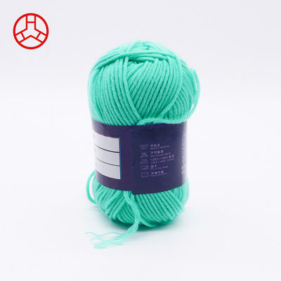 3 couches de fil de tressage pour bébé en coton de lait épais en laine multicolore