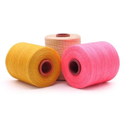 Échantillon 400g Fil de cire plat tressé 0,7 mm Fil de cire Polyester Matériau 210D/16 Fil de cire