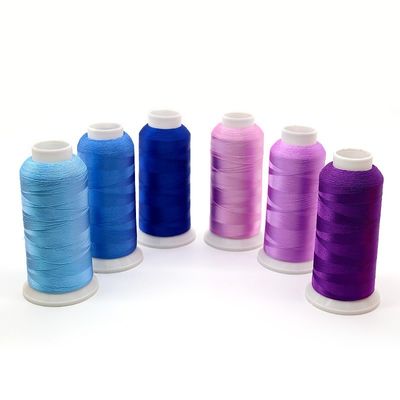 Diamètre 4000m 75D/2 150D Polyester pour ordinateur 100% fil de polyester fil de broderie 4000y