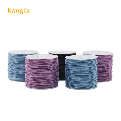 100% de coton en rouleau de corde de cire de fil de corde de corde de corde de corde pour bijoux de fabrication de cône en plastique