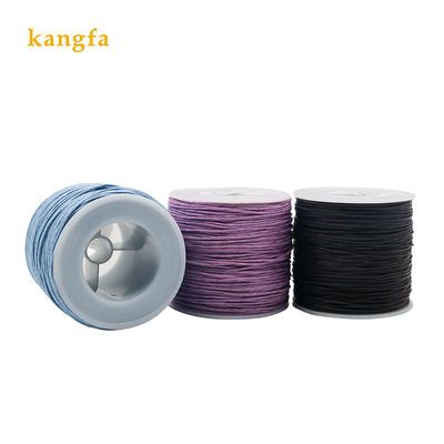 100% de coton en rouleau de corde de cire de fil de corde de corde de corde de corde pour bijoux de fabrication de cône en plastique