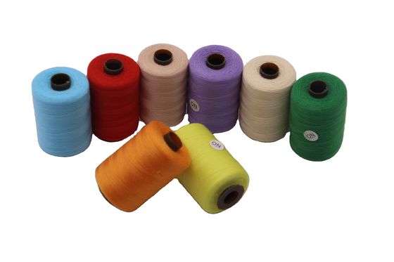 24 couleurs une boîte de fil de crochet fil de coton 40S/2 fil de couture de coton pour la couture à la main