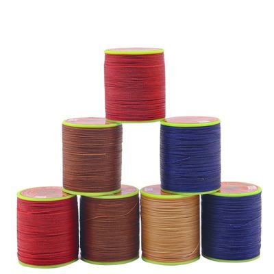 Faites-le vous-même Bracelet en cuir à couture en polyester ronde multicolore à haute résistance