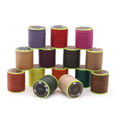 Faites-le vous-même Bracelet en cuir à couture en polyester ronde multicolore à haute résistance