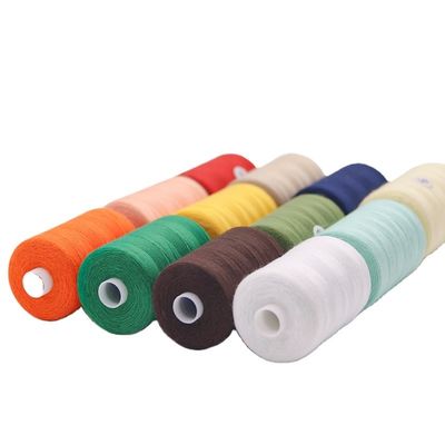 24 couleurs une boîte de fil de crochet fil de coton 40S/2 fil de couture de coton pour la couture à la main