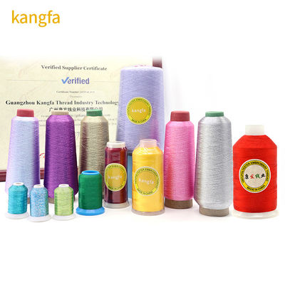 Support 7 jours Temps de livraison de l'ordre de l'échantillon 720 packs de couleurs de fil de broderie en polyester 120D