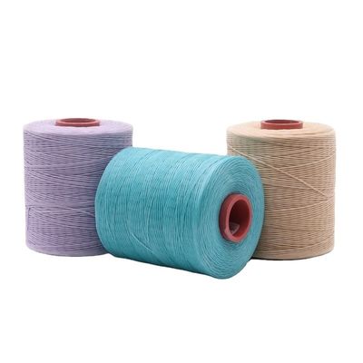1.0 mm Fil de cire plat pour la couture en cuir fil tressé en polyester