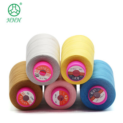 Fil de couture en polyester à 100% 40/2 pour résistance chimique et délai de commande d'échantillon de 7 jours