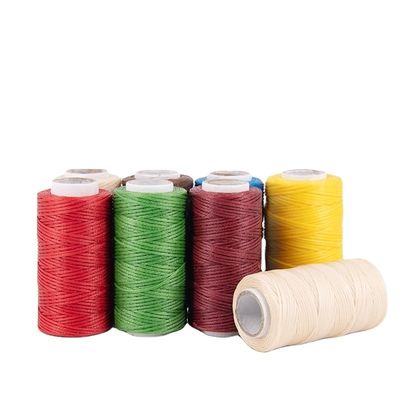 210D/1*16 1 mm Polyester ciré fil de couture ciré avec 7 jours Temps de livraison de l'ordre d'échantillon